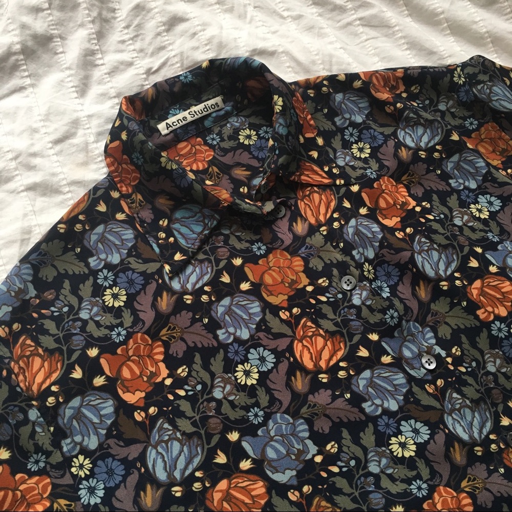 Acne Studios Floral Blouse